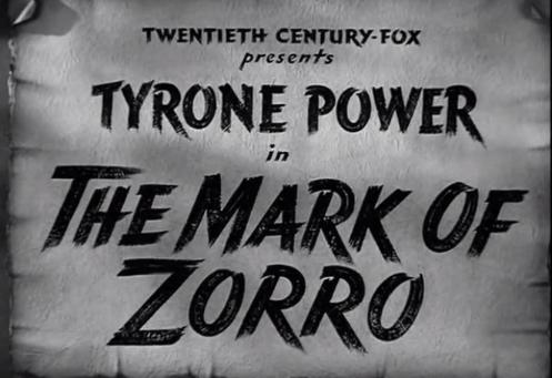 The Mark of Zorro 1940